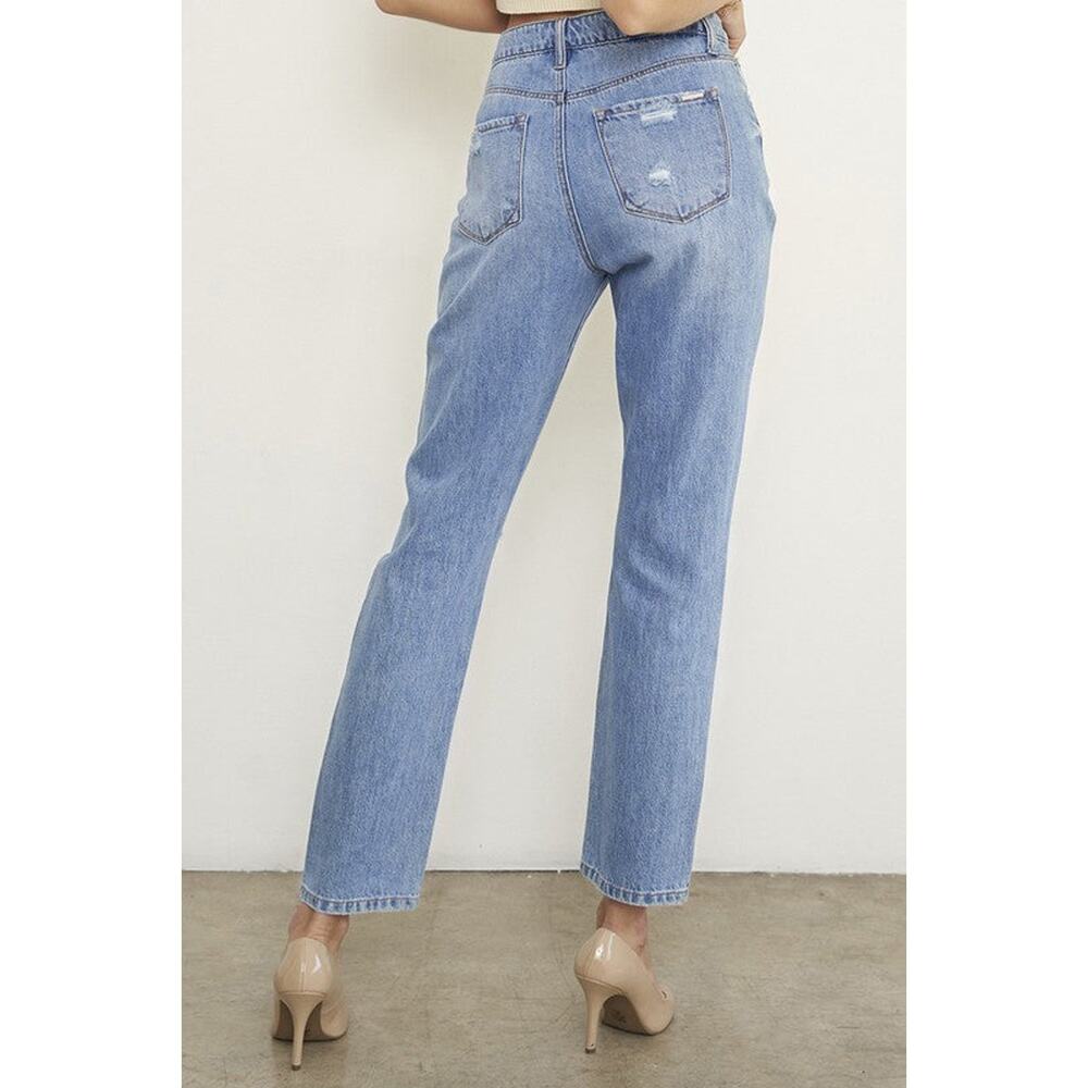 Insane Gene High Rise Distressed Girlfriend Jeans - P2144 - Size 7/27 - Picture 8 of 8